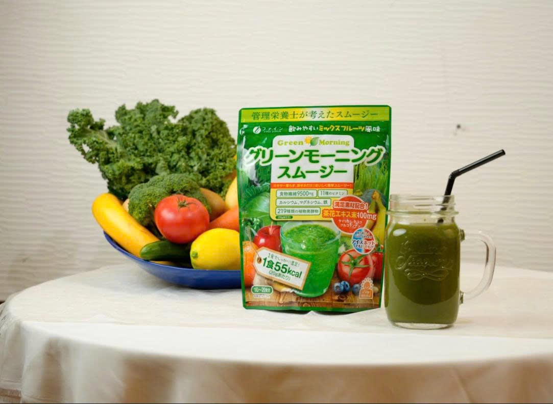 THỰC PHẨM BỔ SUNG GREEN MORNING SMOOTHIE FINE JAPAN GÓI 200GR